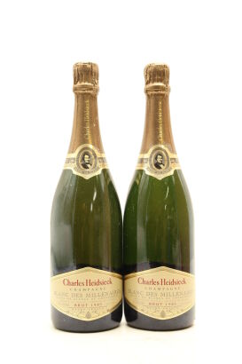 (2) 1985 Charles Heidsieck Blanc des Millenaires, Champagne [JR18.5] [RP97] [WS93]