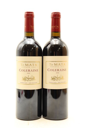 (2) 2020 Te Mata Estate Coleraine, Hawke's Bay [JR17]