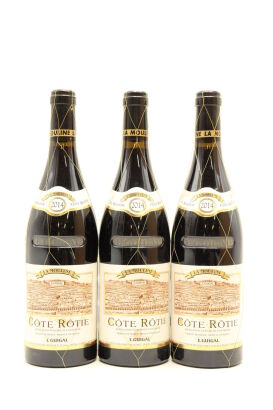 (3) 2014 E. Guigal Cote Rotie La Mouline, Rhone