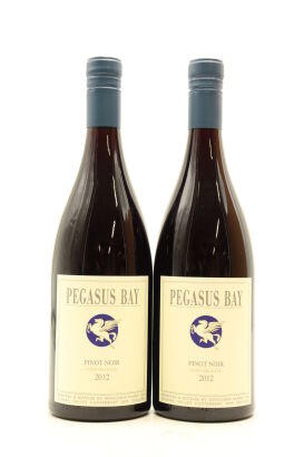 (2) 2012 Pegasus Bay Pinot Noir, Waipara Valley