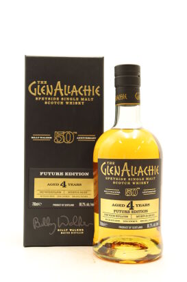 (1) The Glenallachie Billy Walker 50th Anniversary Future Edition First Peated Distillation 4 Year Old Single Malt Scotch Whisky, 60.2% ABV