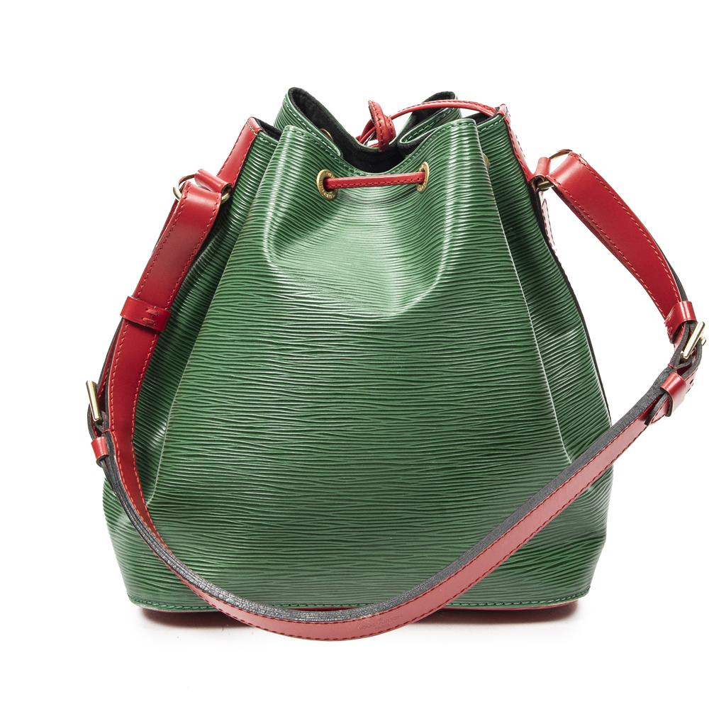 Sold at Auction: Louis Vuitton, Louis Vuitton Red Epi Leather Petit Noe  Bucket Bag