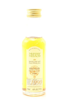 (1) Macallan 1990 Murray McDavid 12 Year Old Single Malt Scotch Whisky, 46% ABV, 50ml