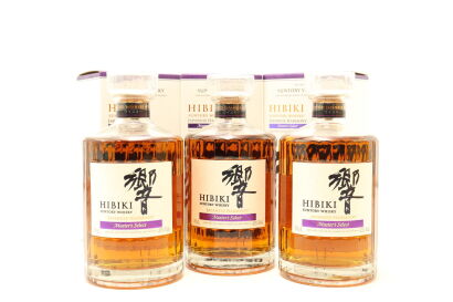 (3) Hibiki Japanese Harmony Master's Select Blended Whisky, 43% ABV