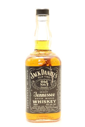 (1) Jack Daniel's Black Label Old No.7 Brand Sour Mash Whisky, 45% ABV, Circa 1980s