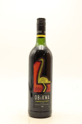 (1) 2009 Obikwa Cabernet Sauvignon, South Africa