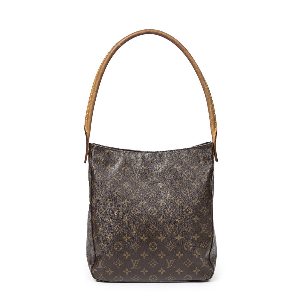 Louis Vuitton Womens Monogram GM Looping Shoulder Bag