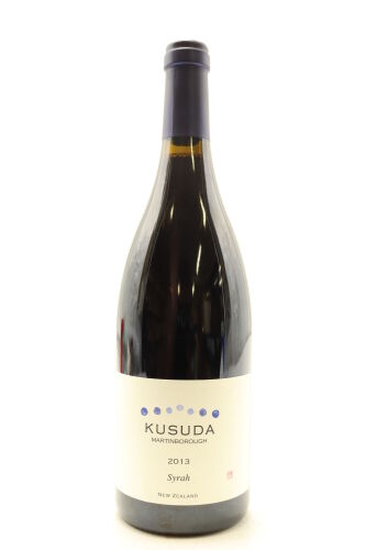 (1) 2013 Kusuda Syrah, Martinborough [JR17.5] [BC95]