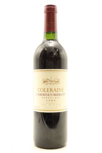 (1) 1989 Te Mata Estate Coleraine, Hawke's Bay