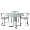 A Chic Milo Baughman Style Dining Set