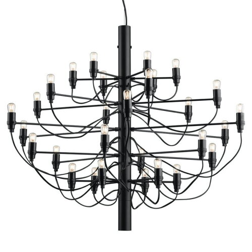 A Flos 2097/30 Chandelier By Gino Sarfatti Brand New