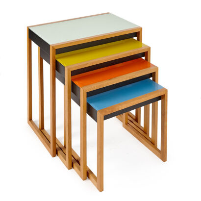 A Set of Josef Albers Nesting Tables