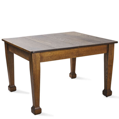 An Arts and Crafts Crank Extension Dining Table