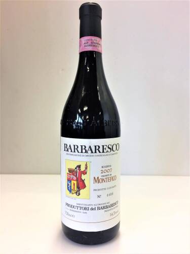 (1) 2007 Produttorri di Barbaresco Montefico Riserva