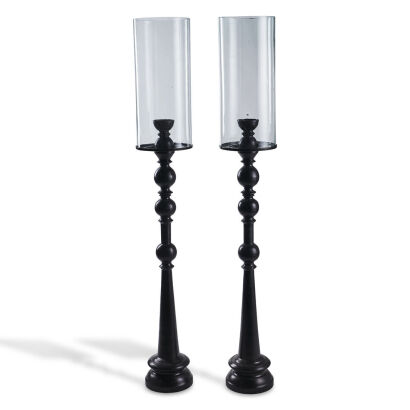 A Pair of Tall Candlesticks