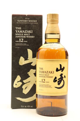 (1) The Yamazaki 12 Year Old Single Malt Japanese Whisky, 43% ABV