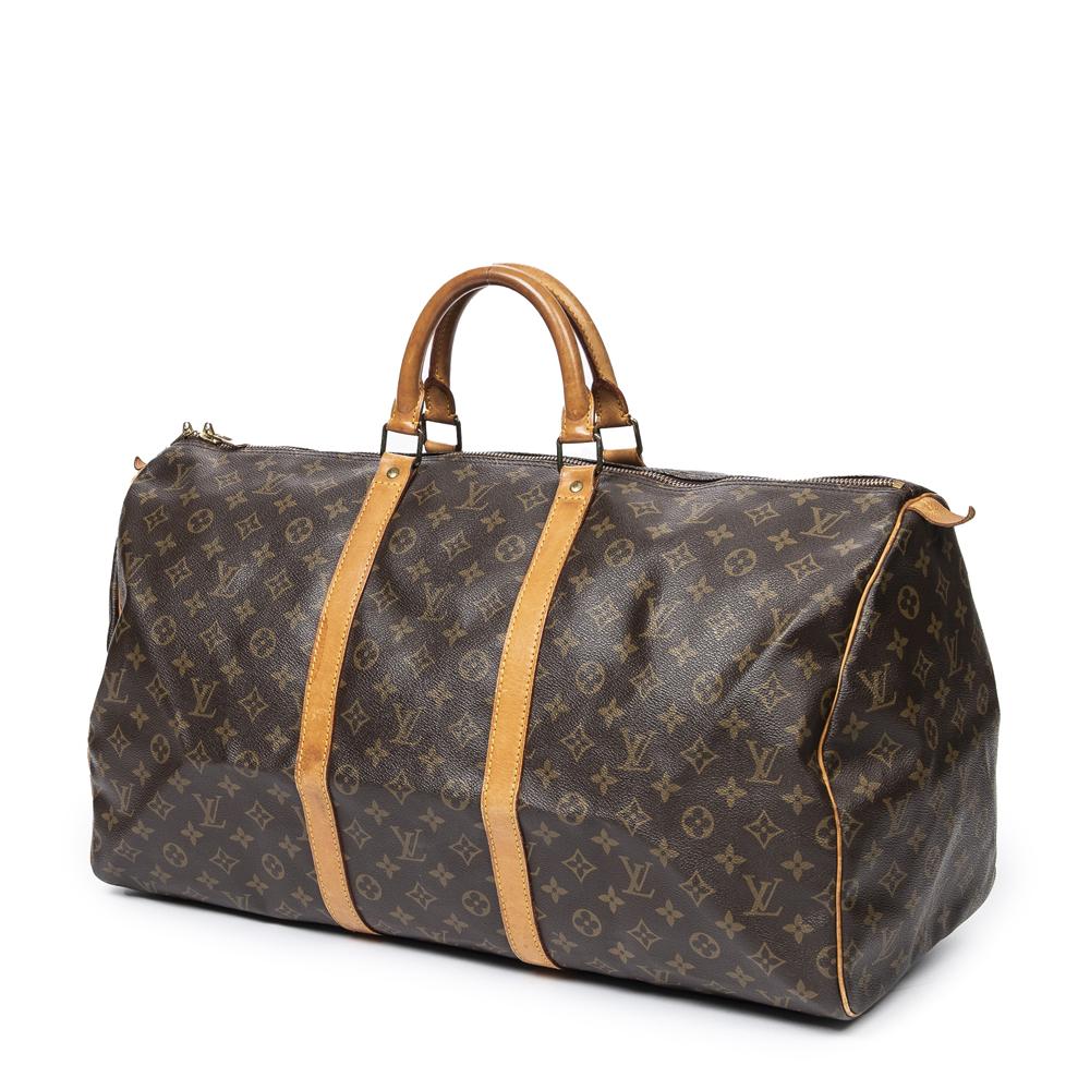 Sold at Auction: Louis Vuitton Vintage Monogram Canvas Keepall 55