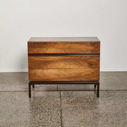 A Rudi Schwarz Rosewood Lisa Single Drawers For Kees Bakker