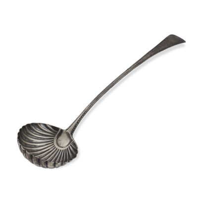 A Georgian Sterling Silver Shell Ladle