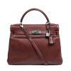 Hermès Rouge H Clemence Retourne Kelly 32 Bag - 2