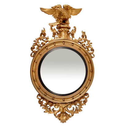 A Regency Style Convex Mirror