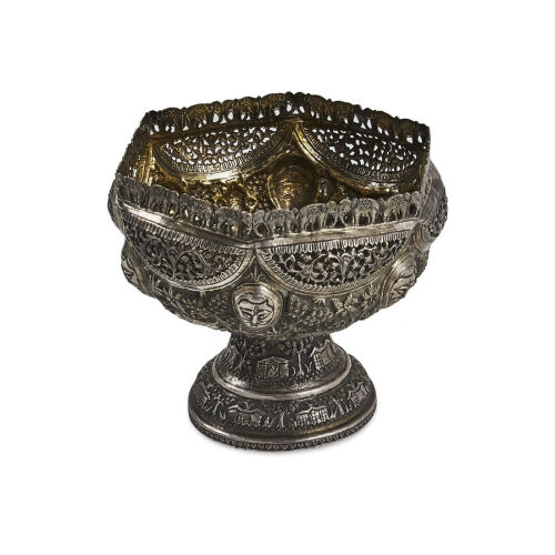 An Indian Silver Bowl