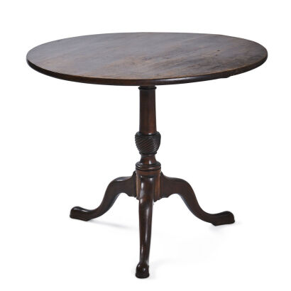 A Georgian Tilt-Top Wine Table