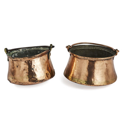 Two Copper Pots