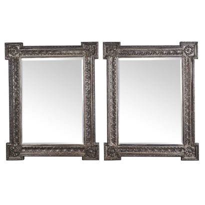 A Pair of Unusual Mid-19th Century William Kent Style Mirrors