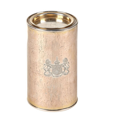 A Baron Newborough Sterling Silver Tea Caddy