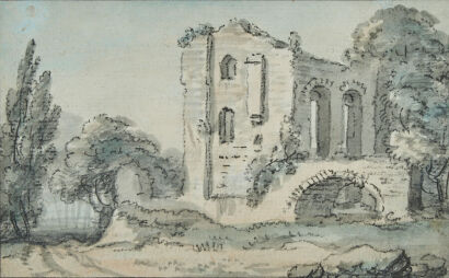 PAUL SANDBY Ruins in a Wood