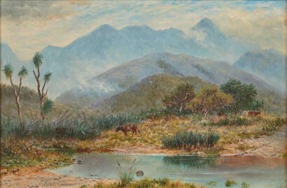 J. ELDER MOULTRAY The Kaikouras from Hapuku