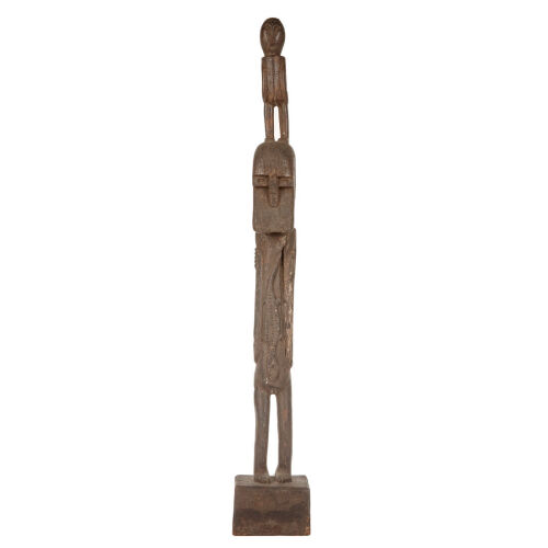 An Indonesian Wooden Ancestral Statue