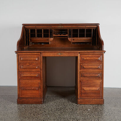 A Cutler Roll Top Desk