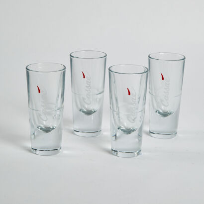 A Set Of Four Cassae Highball Glasses