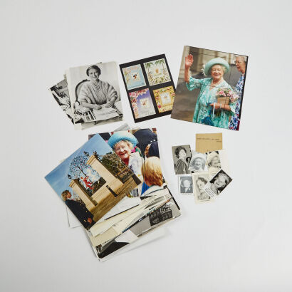 A Collection of Newsprint Photographs of The Queen Mother