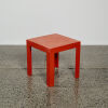 An Orange Side Table By Kartell - 2