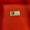 An Orange Side Table By Kartell - 3