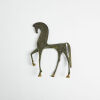 A Mid Century Etruscan Design Bronze Horse - 2