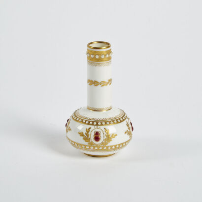 A Small Ornate Limoge Vase