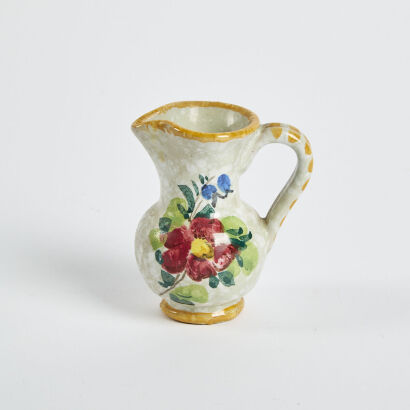 A Small Handmade Italian Ceramic Jug