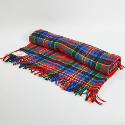 A Monty Travel Rug By Alliance Textiles McPherson Tartan