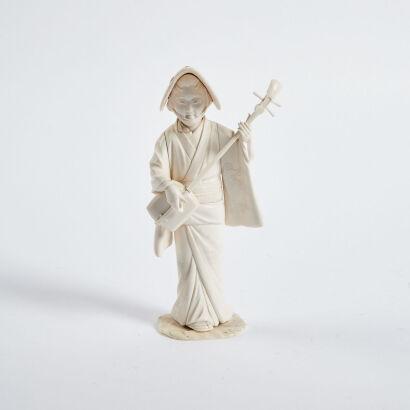 An Asian Resin Figure