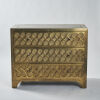 A Hollywood Regency Style Brass Chest of Drawers - 2