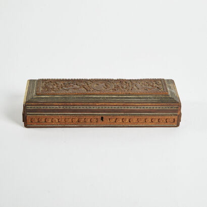 An Ornately Carved Jewellery Box