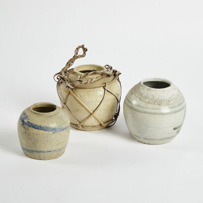 A Trio Of Chinese Ginger Jars