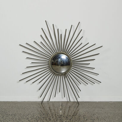 A Twisted Wire Starburst Mirror