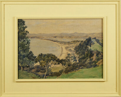 G CHAMBERLAIN Untitled Water Colour Landscape