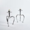 A Rare Pair Of Stephane Rondel XL Candlesticks