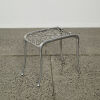 A Rare Stephane Rondel Peanut Alumium Stool Table - 2